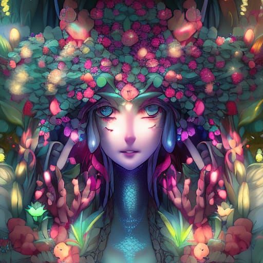 secret fairytale garden, victorian style, magnificent bloomi...
