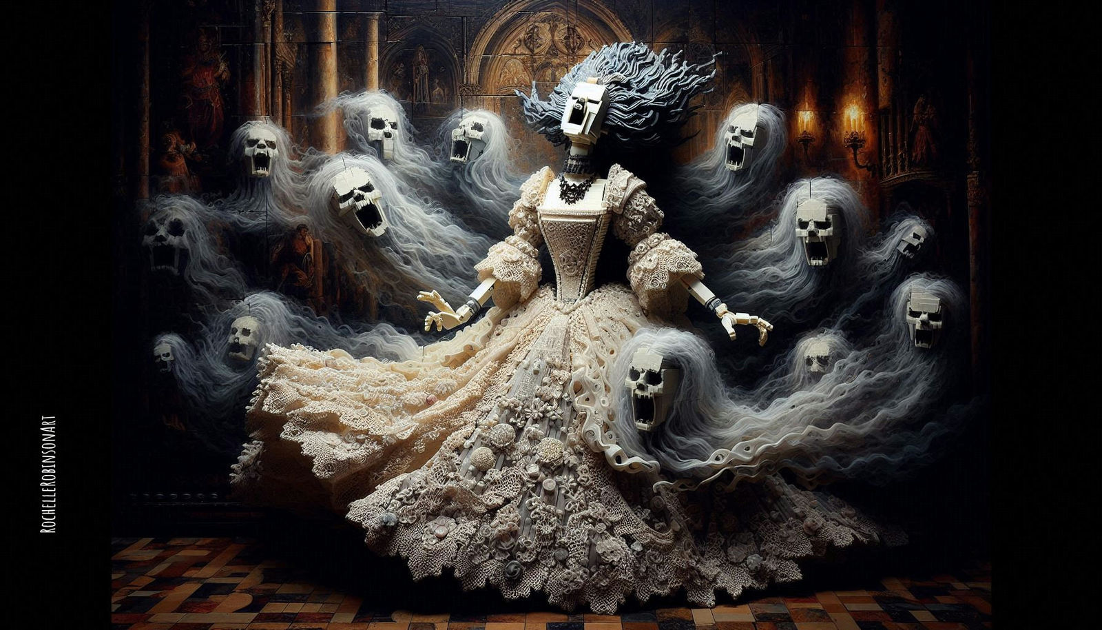 Ghost Bride - Lego Art