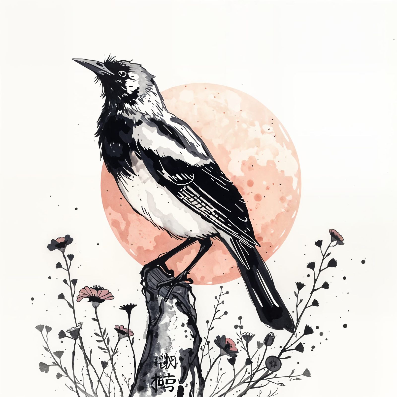 Pink moon   by @Lourse 