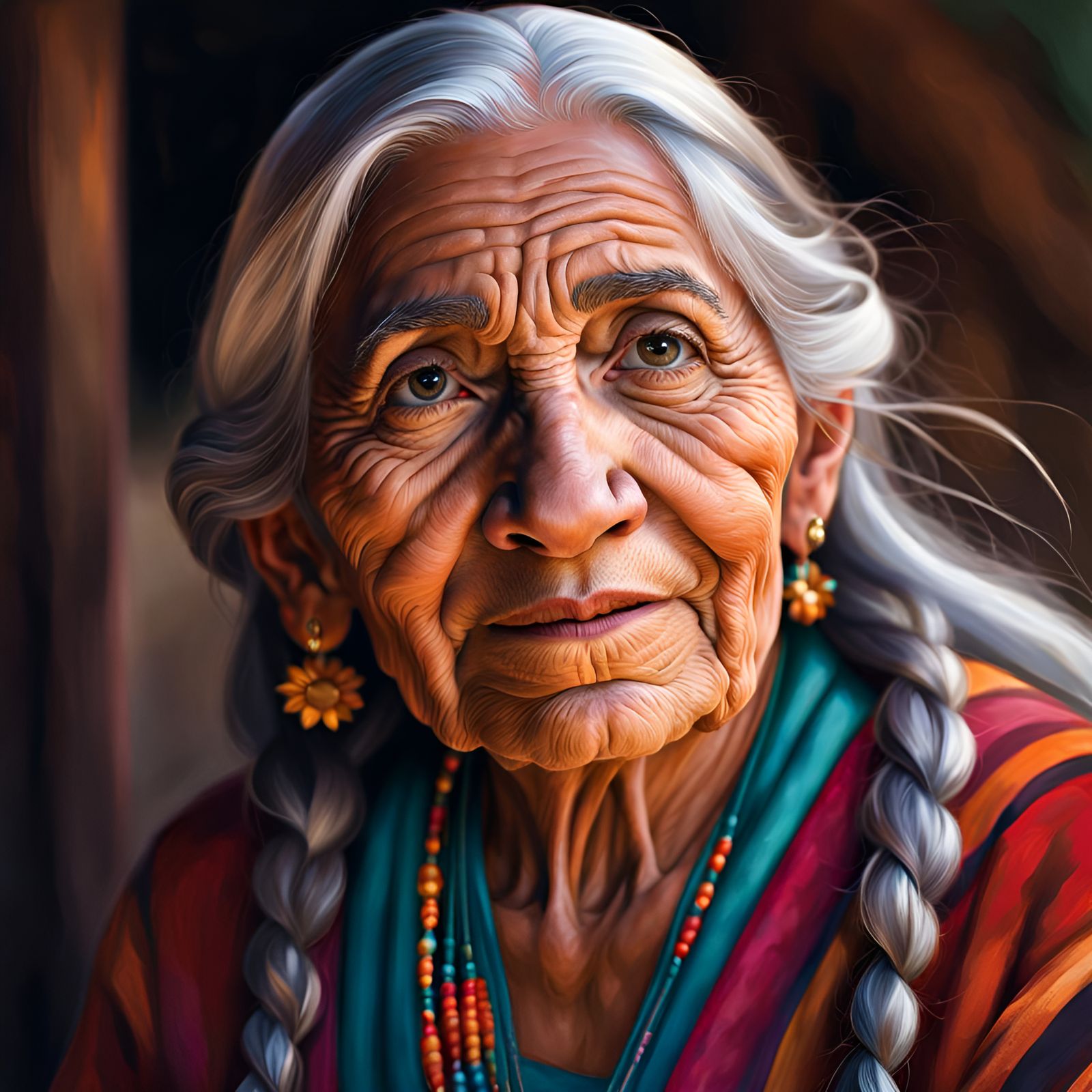 Grandma's portrait - El retrato de mi abuela  by @Mairi