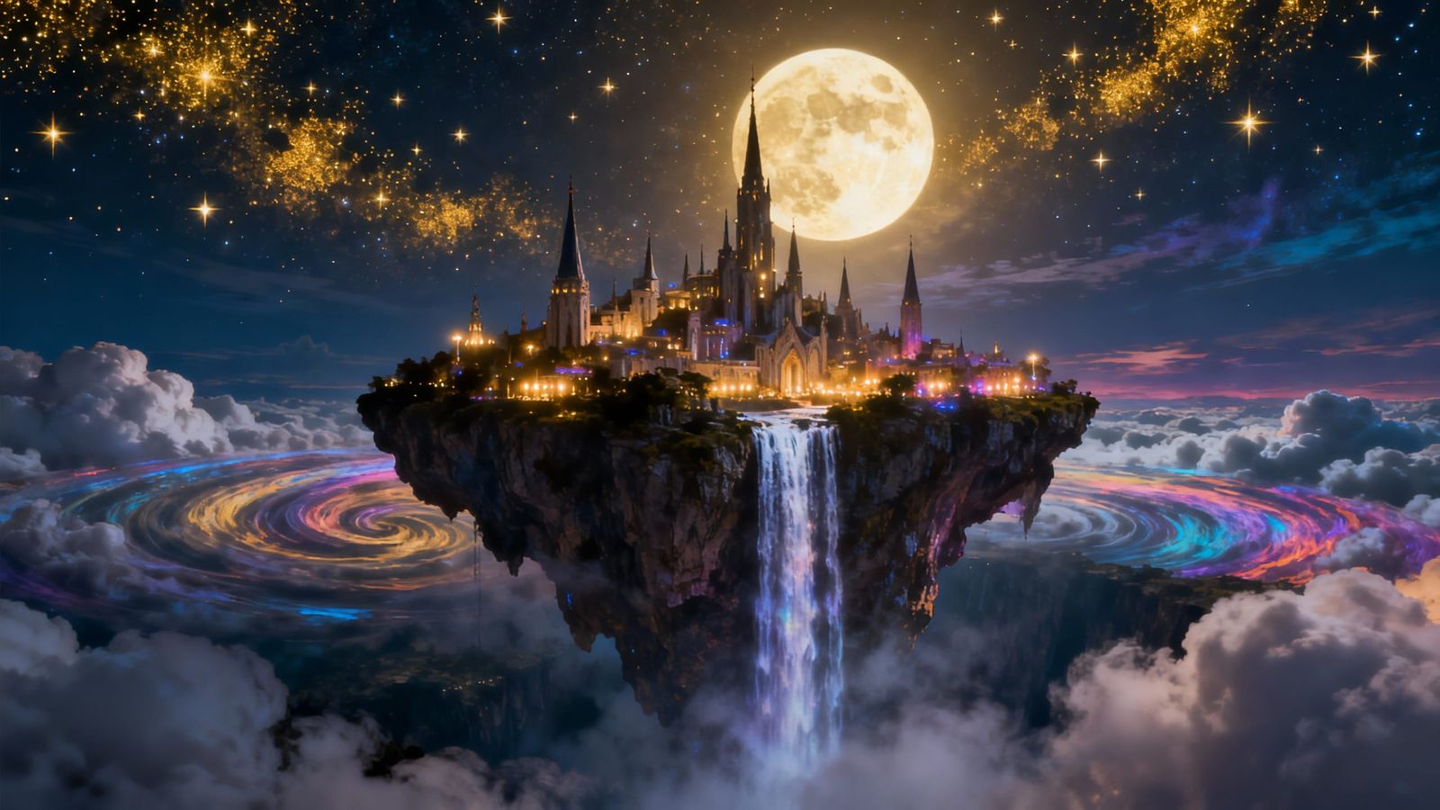 Howl's Floating Kingdom  by @Cheshyr Pontchartrain