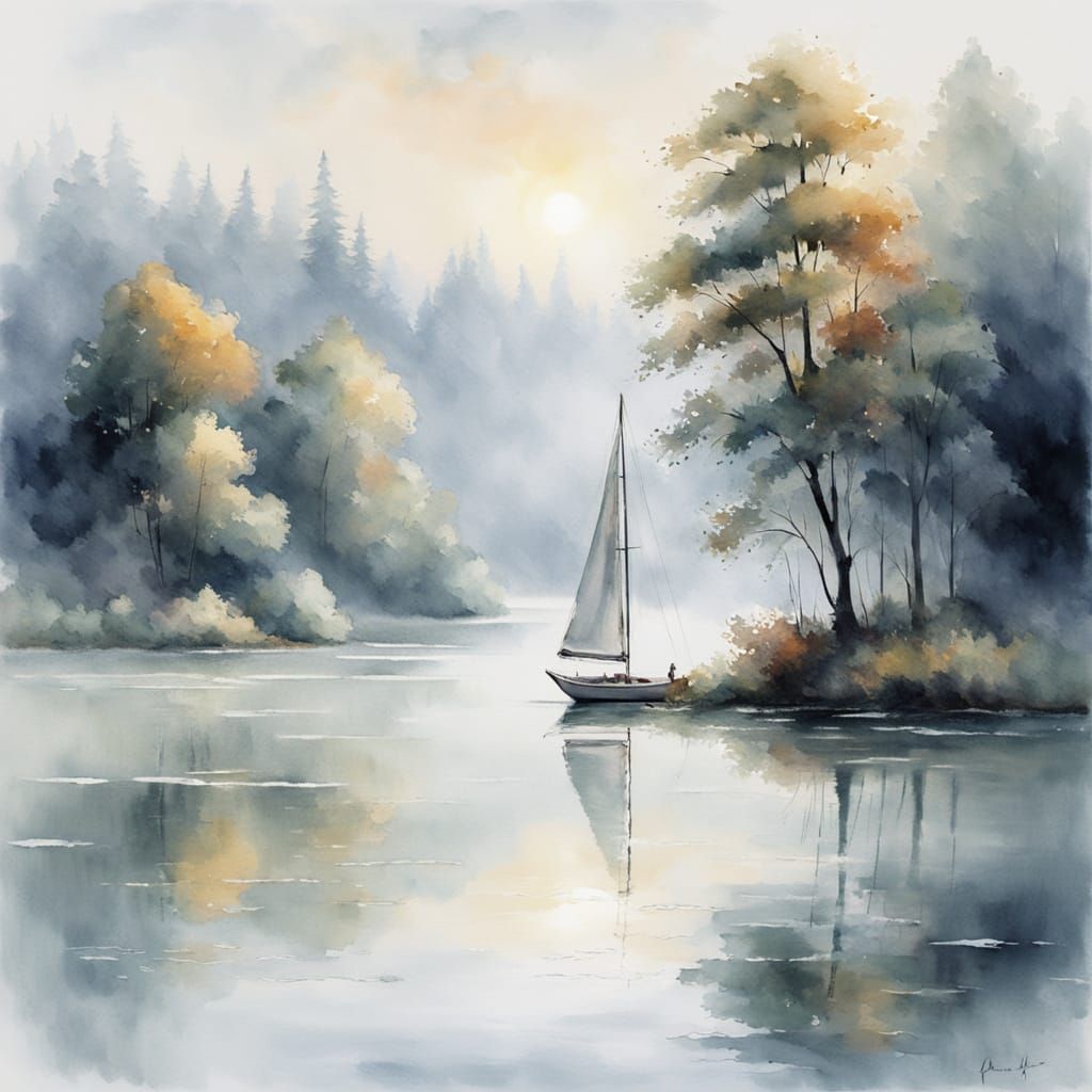 On the water  by @Melva Pearce