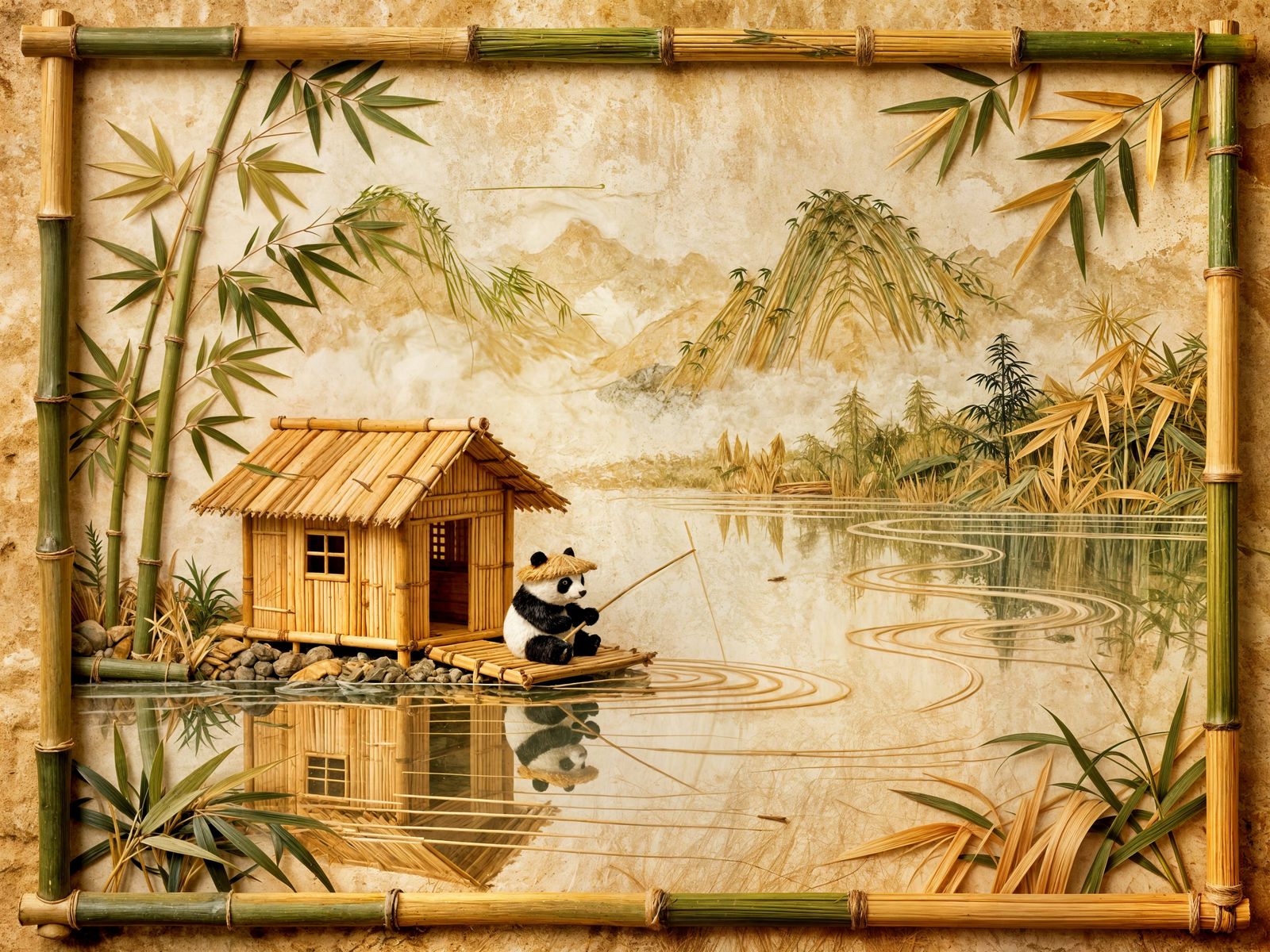 My Serene Bamboo World  by @Nikko P