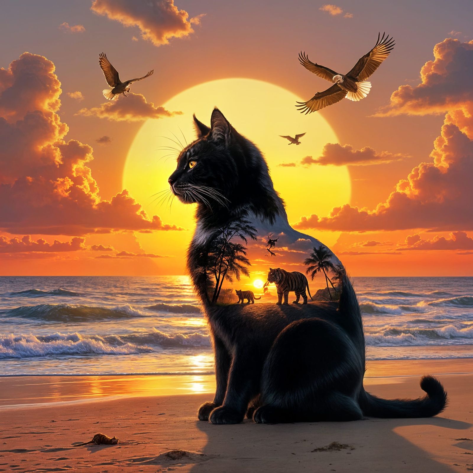 BBC - Black Beautiful Cat   by @Ariel-The-Angel