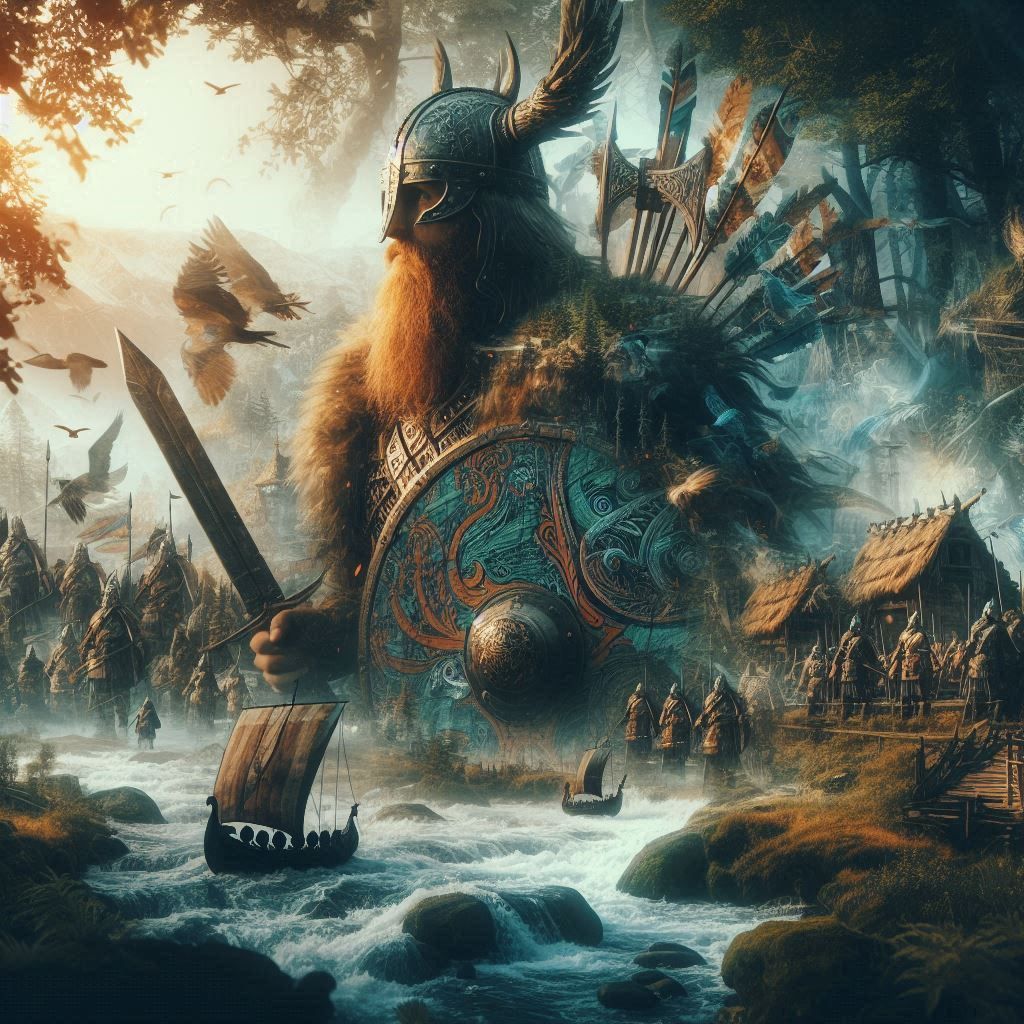 double exposure beautiful fantasy portrait landscape..