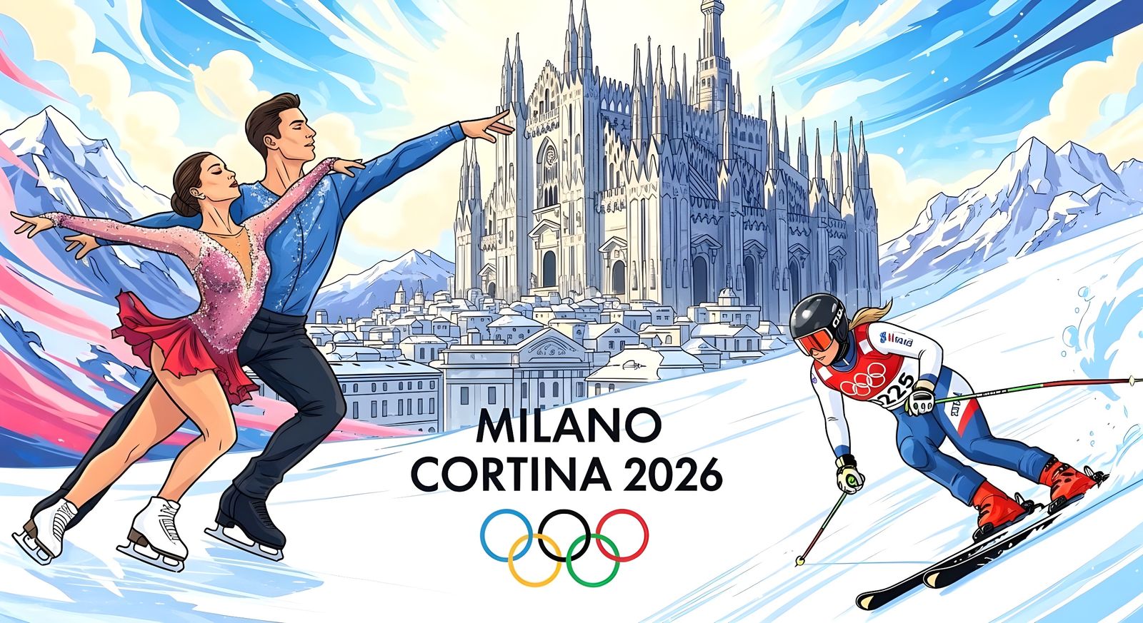 IT's Your Vibe - 2026 Winter Olympics sports poster  by @Gary Murakami