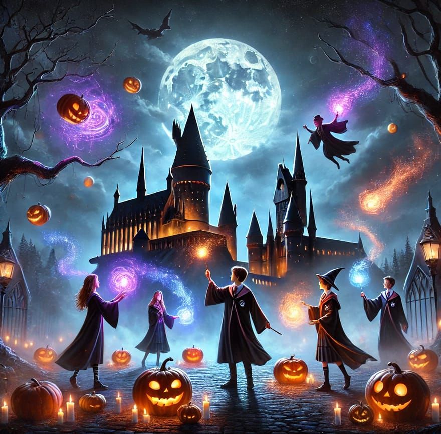 Halloween Mischief at Hogwart