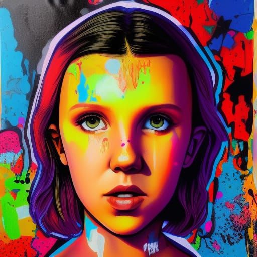 ARTISISM- Millie Bobby Brown - AI Generated Artwork - NightCafe Creator