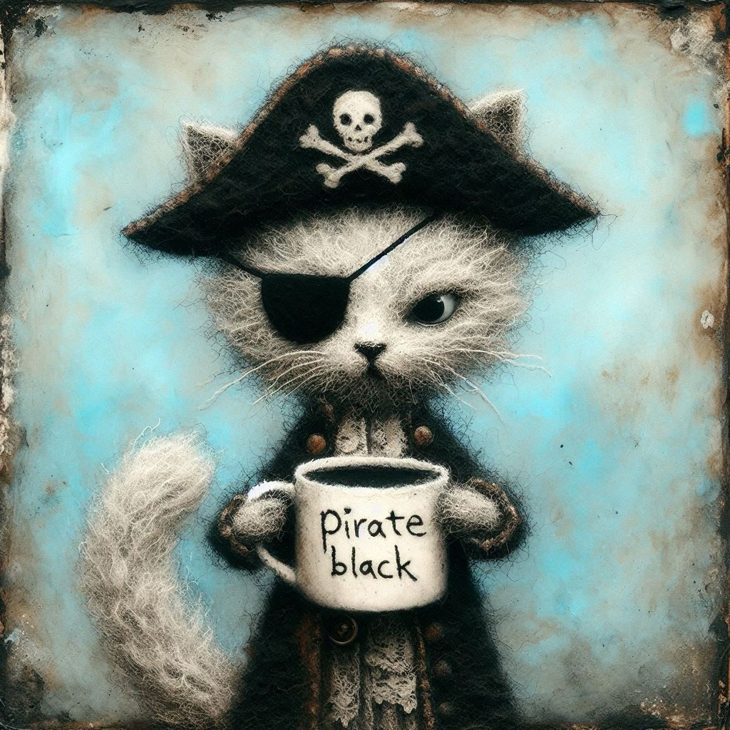 Coffee pirate 🏴‍☠️😼☕️