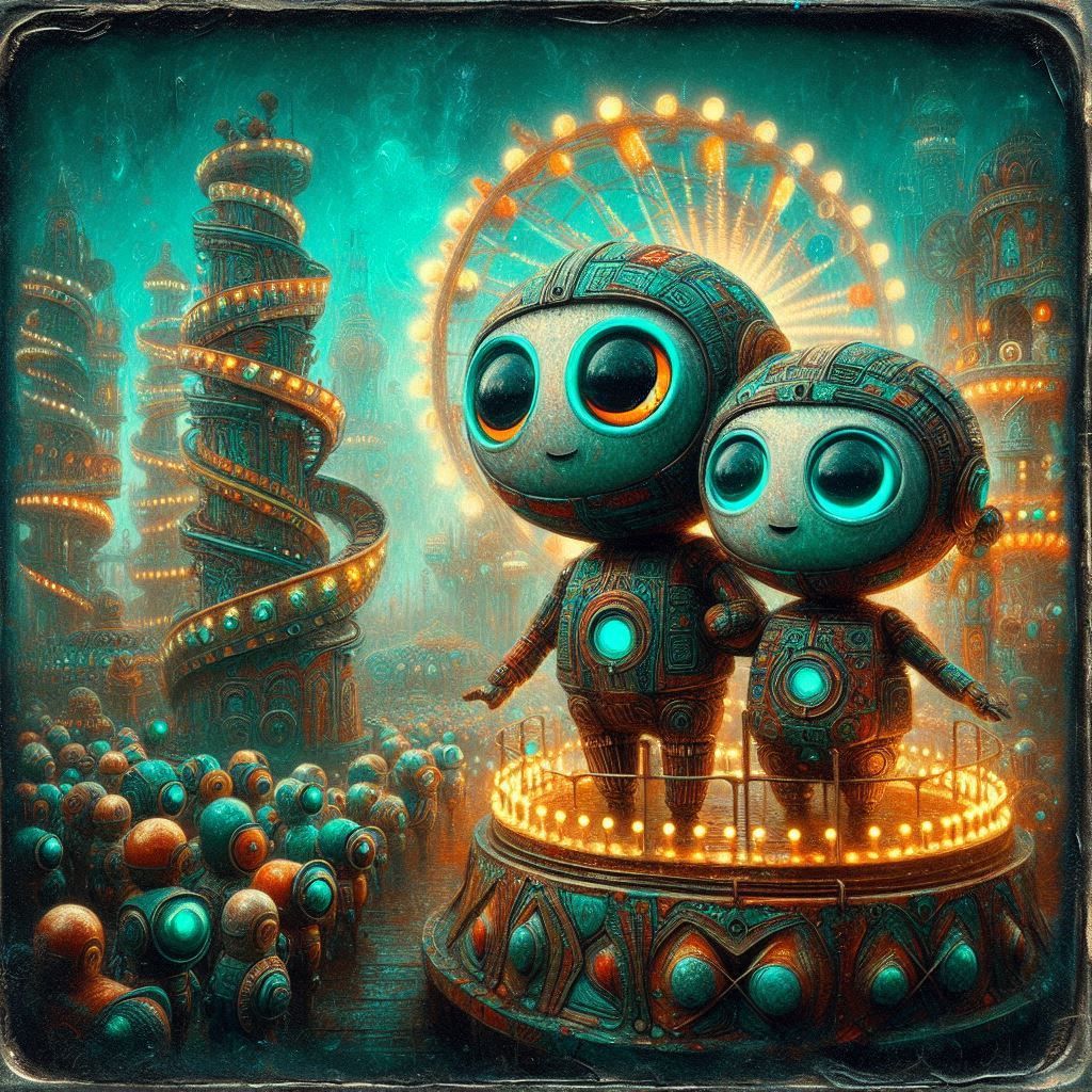 The amusement park you dream of on misty moonlit nights