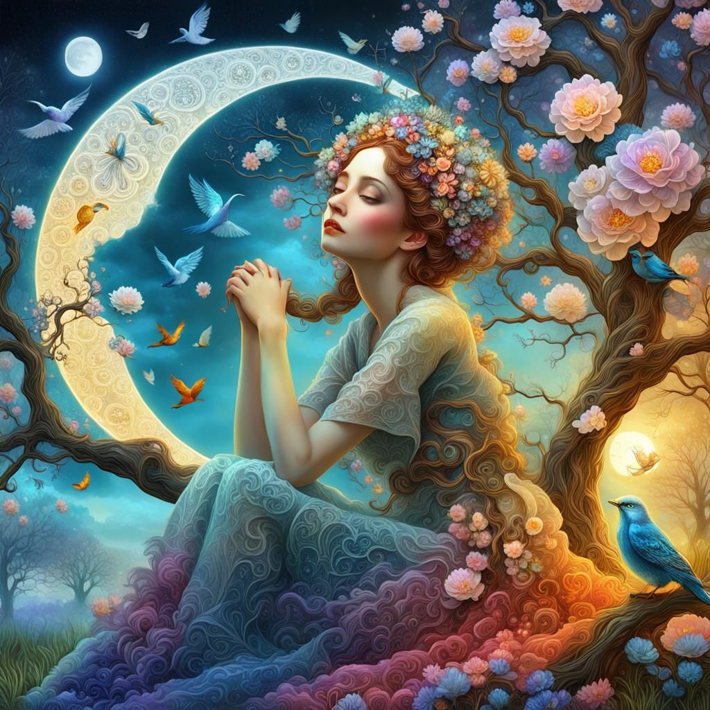 Beautiful Lady by @Chrystal