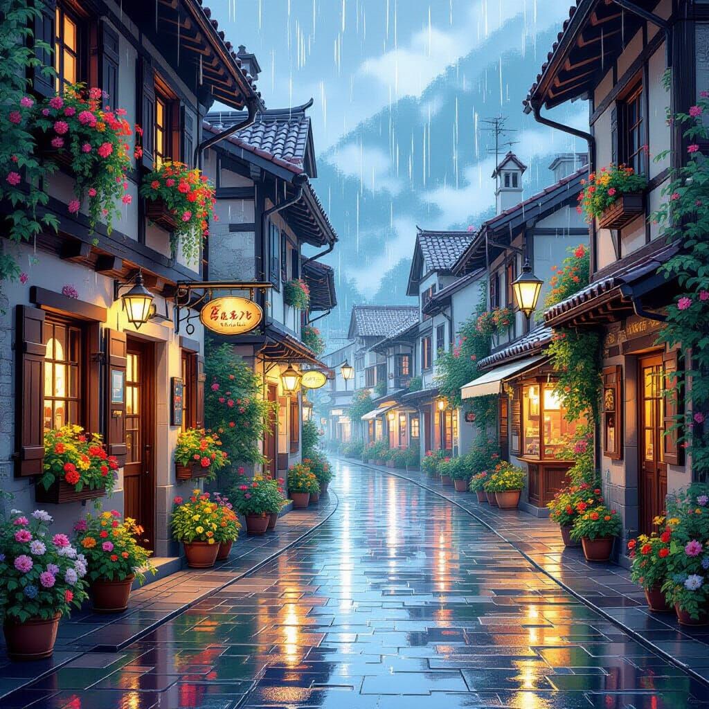 Cozy Summer Rain  by @Asteria