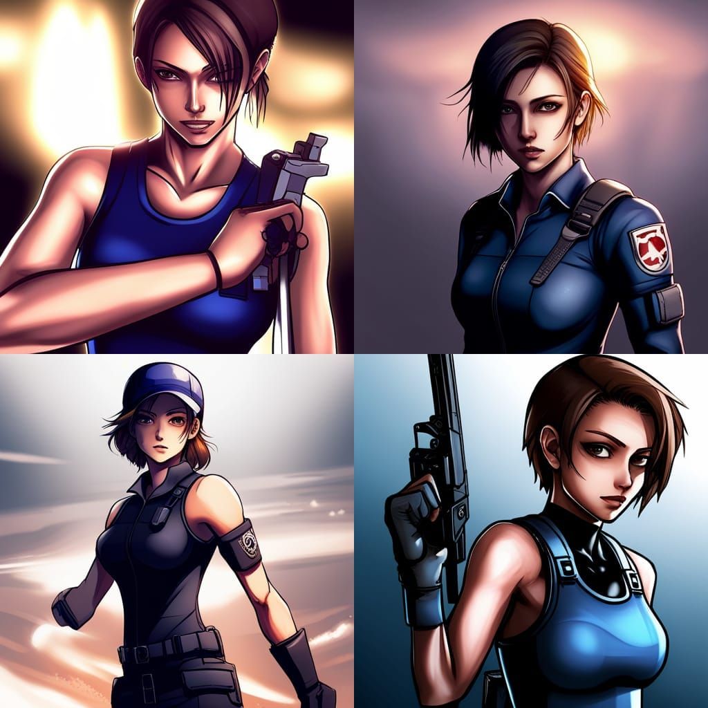 Jill Valentine - AI Generated Artwork - NightCafe Creator