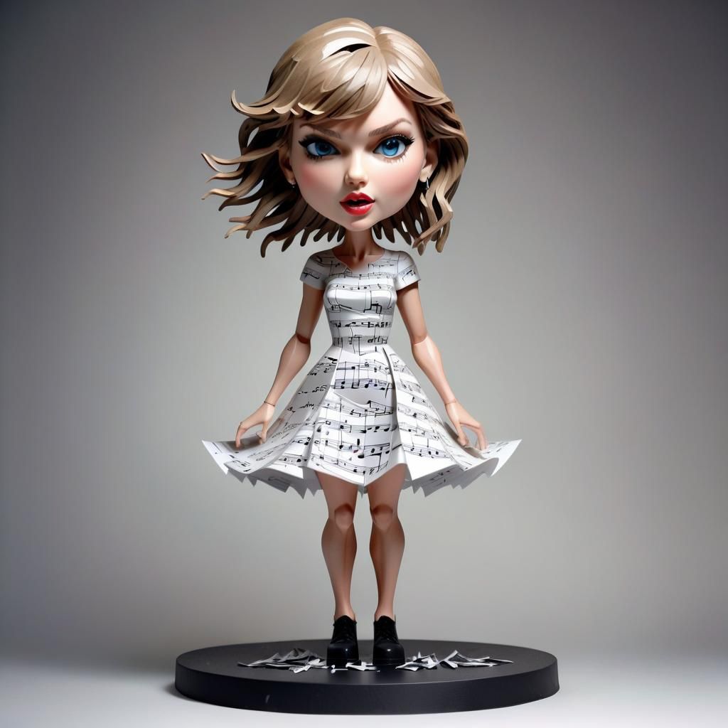 Bobblehead Taylor Swift - AI Generated Artwork - NightCafe Creator