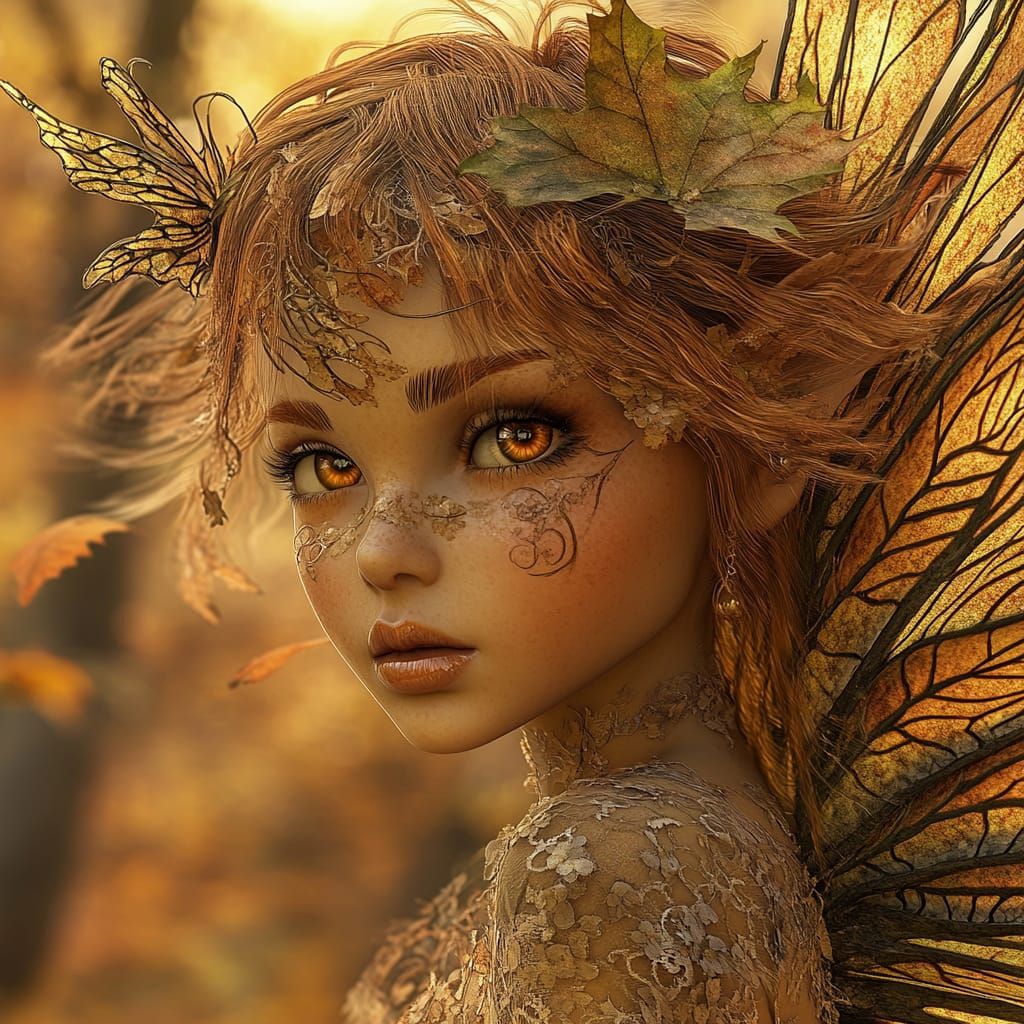 Paisley - Autumn pixie