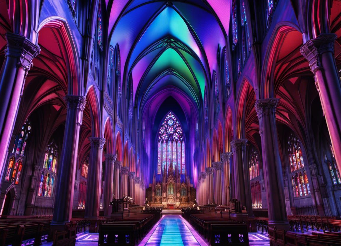 Mega Church AI Generated Artwork NightCafe Creator