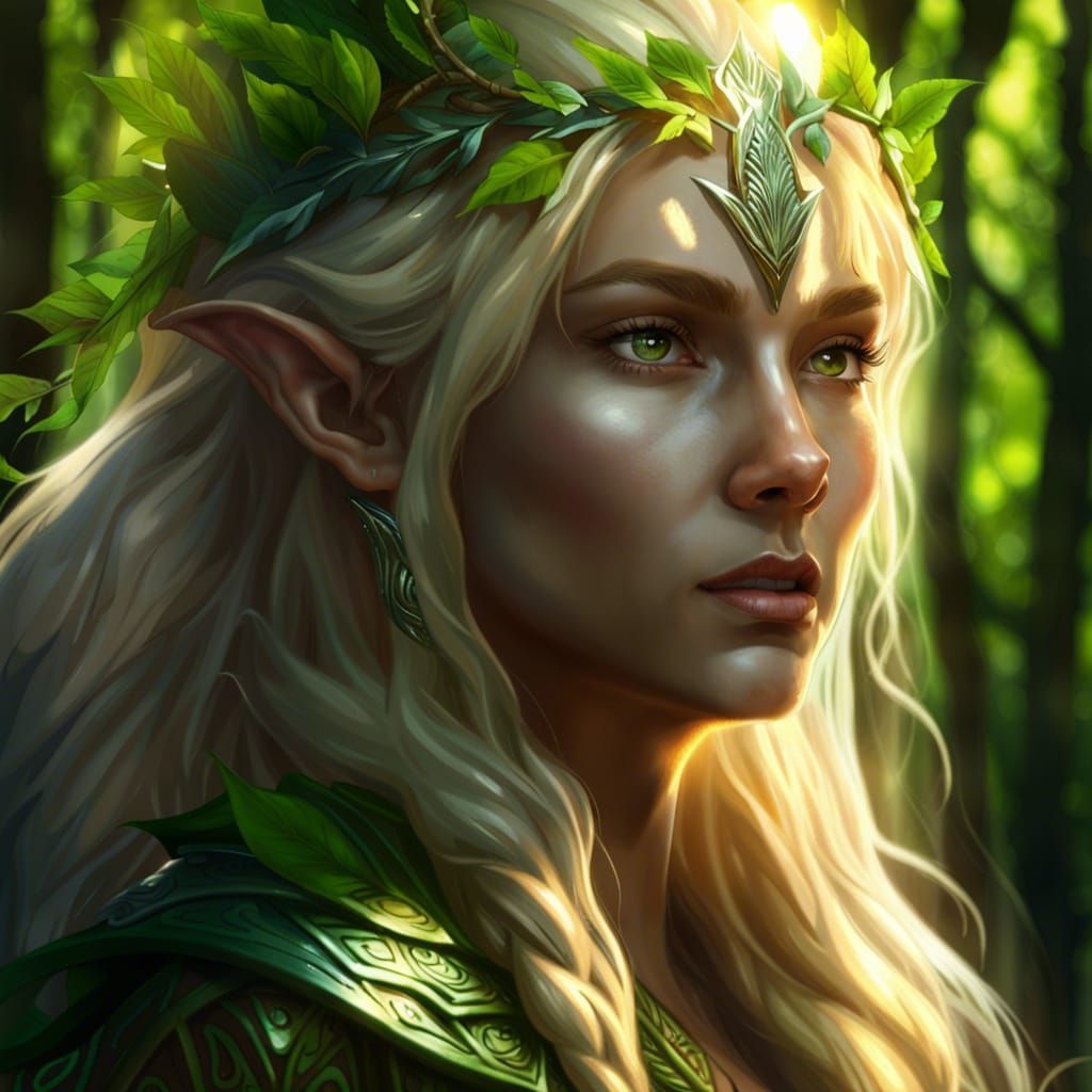 elf woman - AI Generated Artwork - NightCafe Creator