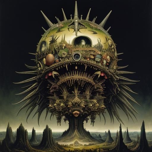 SURREAL MONSTER LANDSCAPE 4