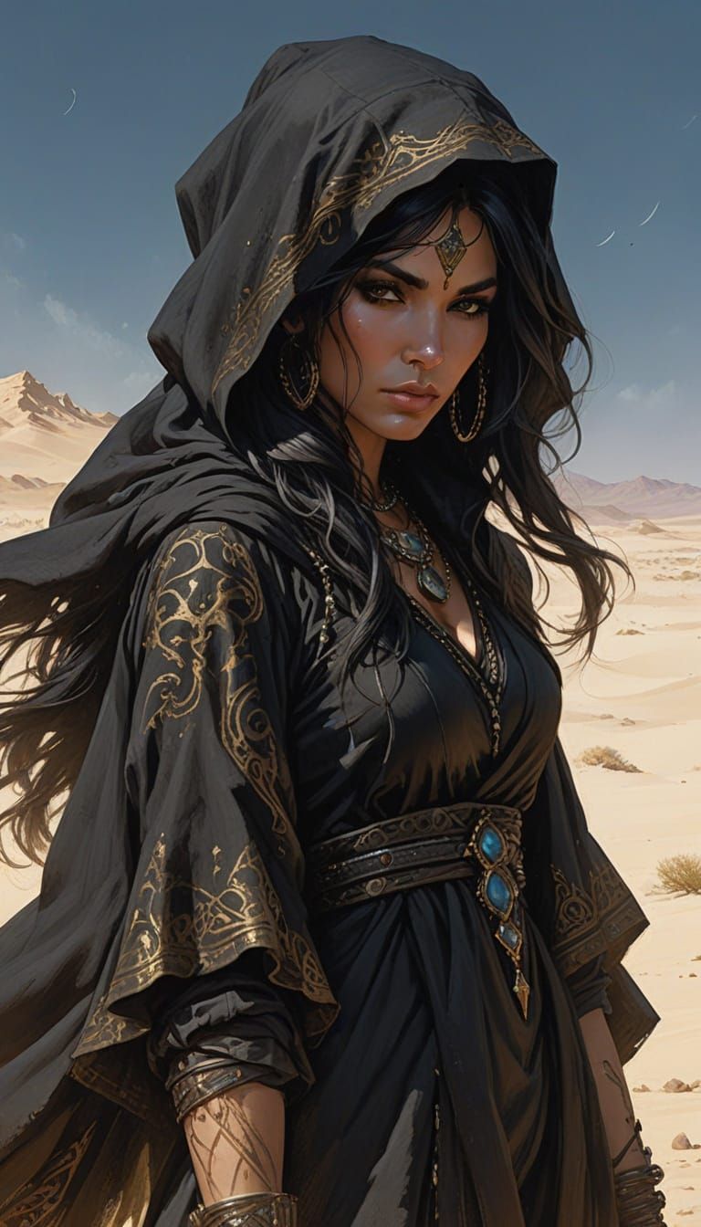 Esha Barony - Female Desert Nomad