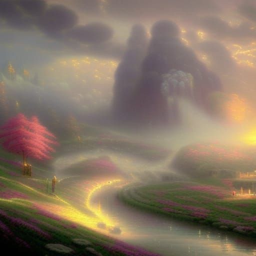 The trail of clouds