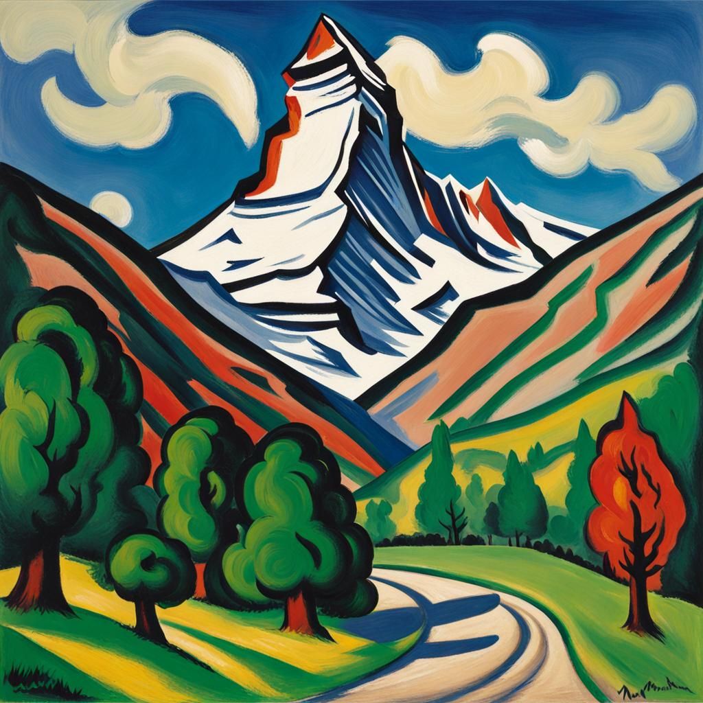 Matterhorn by Max Pechstein