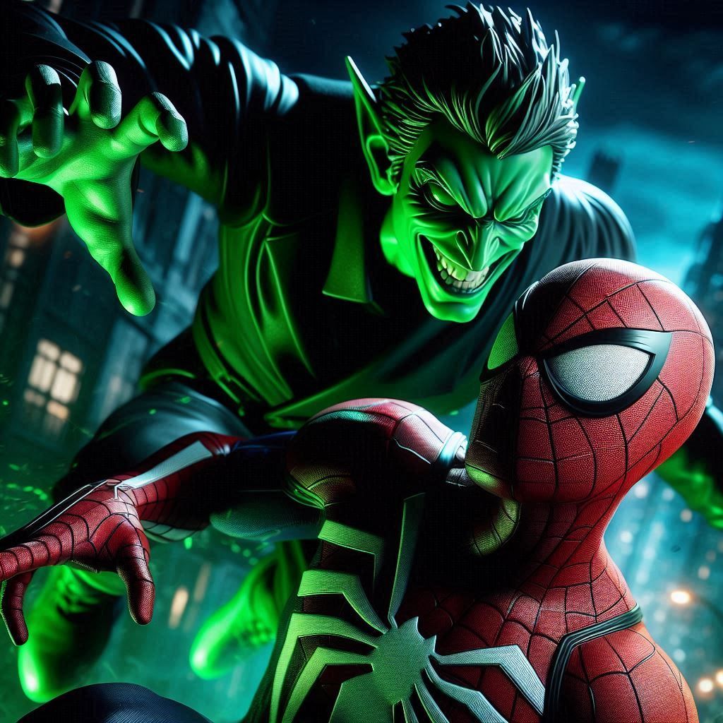 The Green Goblin Vs Spiderman
