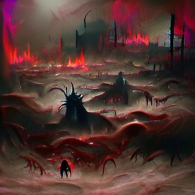 Hellscape - AI Generated Artwork - NightCafe Creator