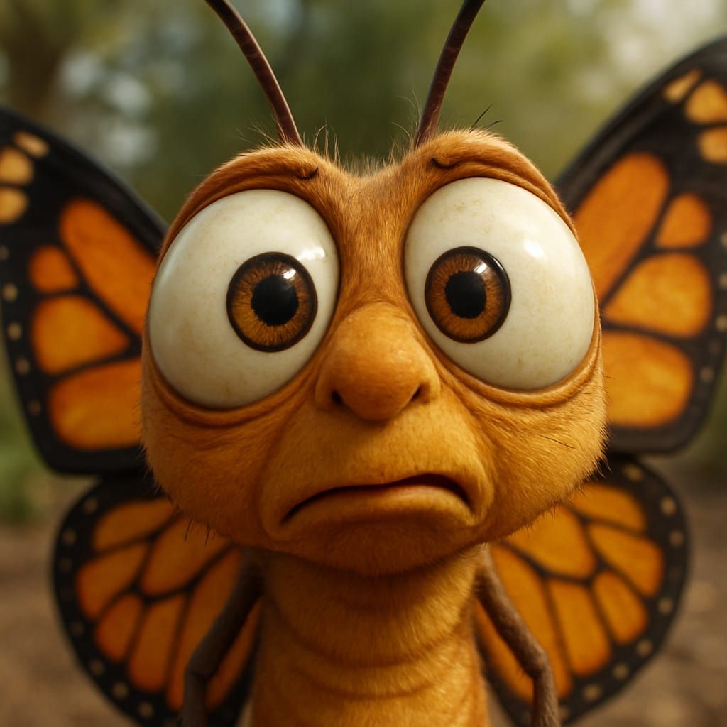 Confused butterfly