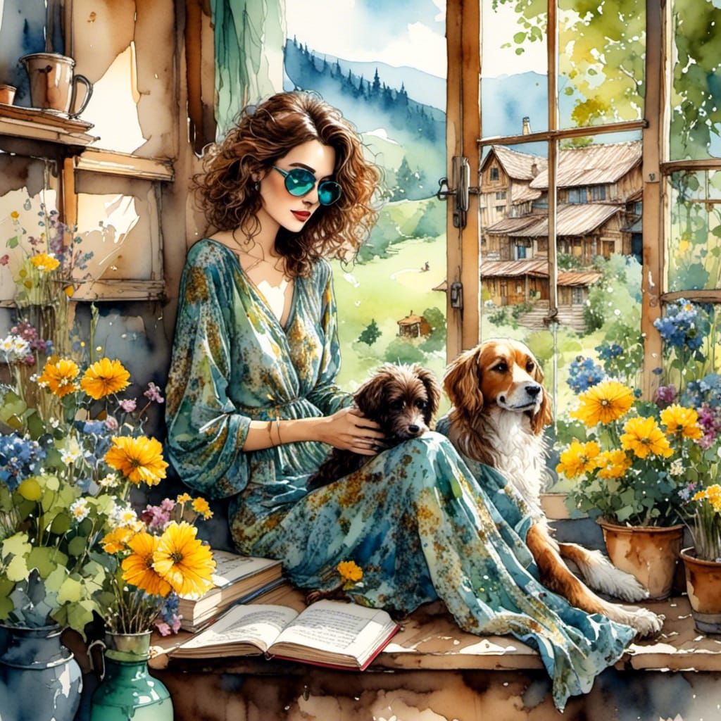 <lora:Ink Drawing:1.0> 