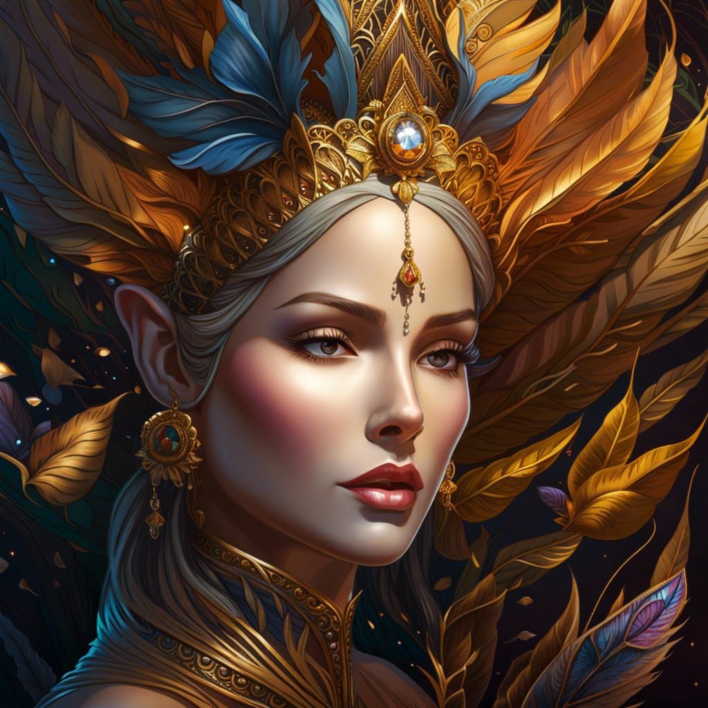 Queen of elves - AI Generated Artwork - NightCafe Creator