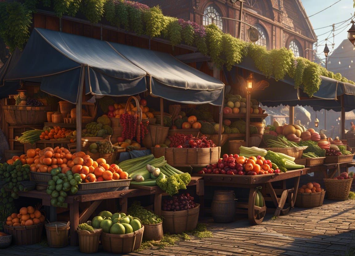 Farmers Market  by @Scriosadh