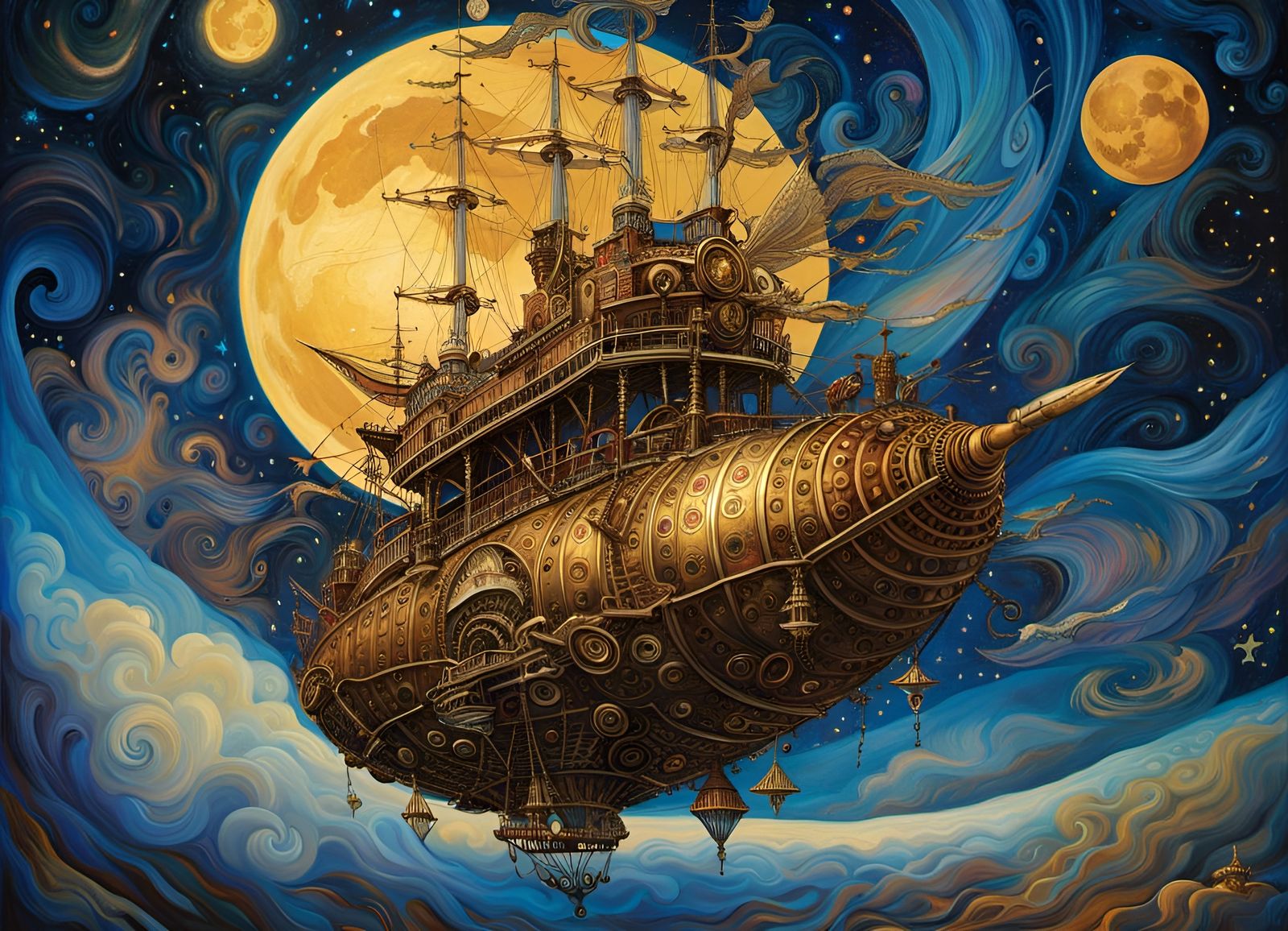 airship  by @shooflower