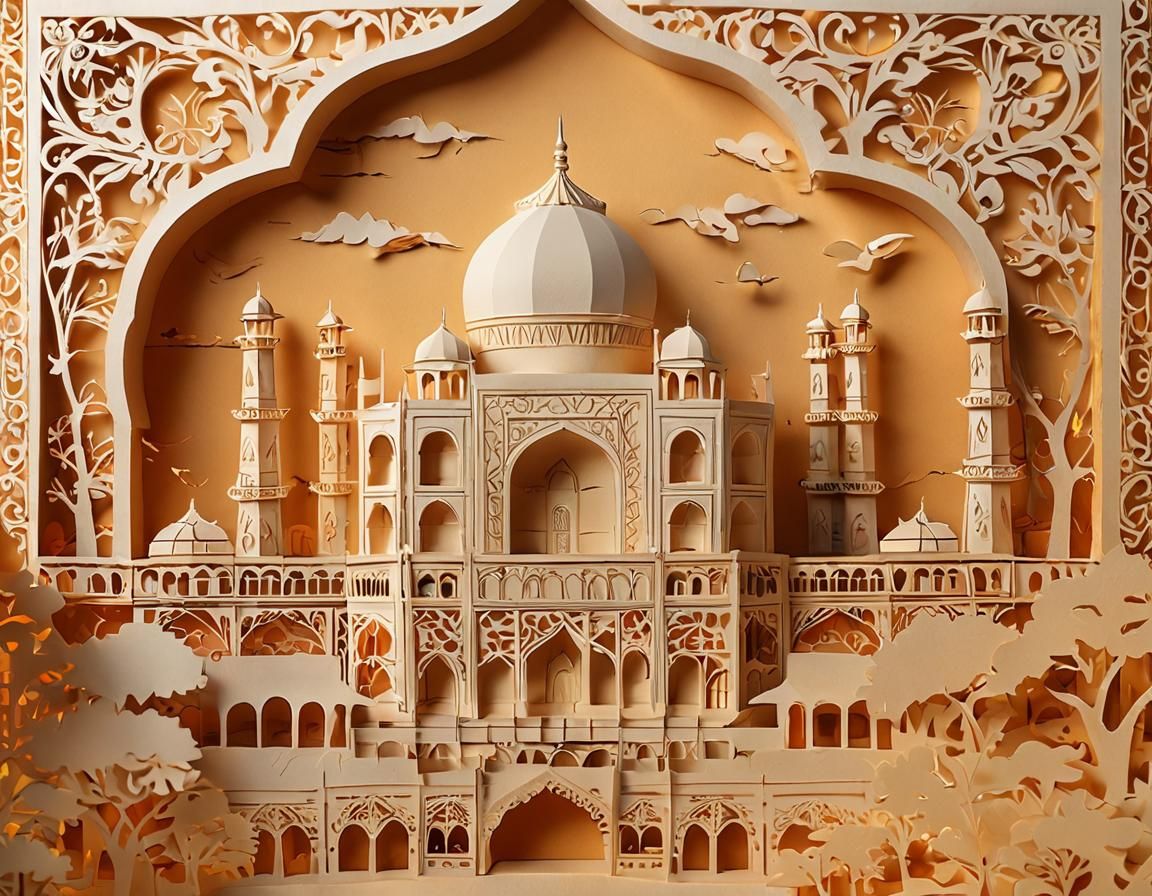 The paper Taj Mahal