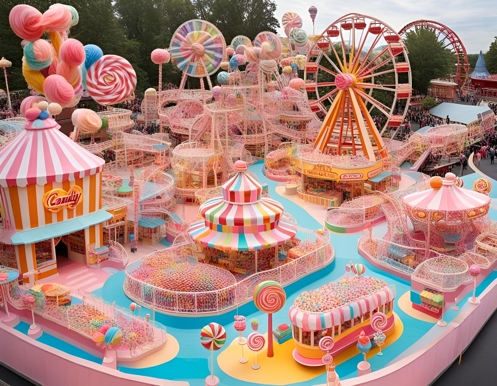 Theme Park Candyland  by @Sapphoria aka The Folk Witch
