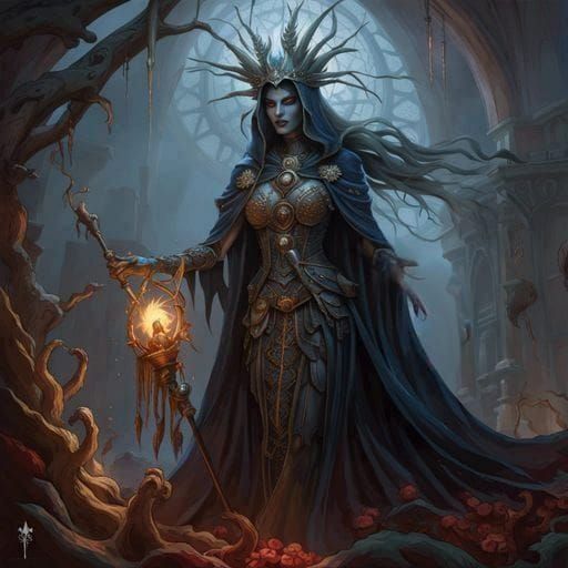 Evil Sorceress - AI Generated Artwork - NightCafe Creator