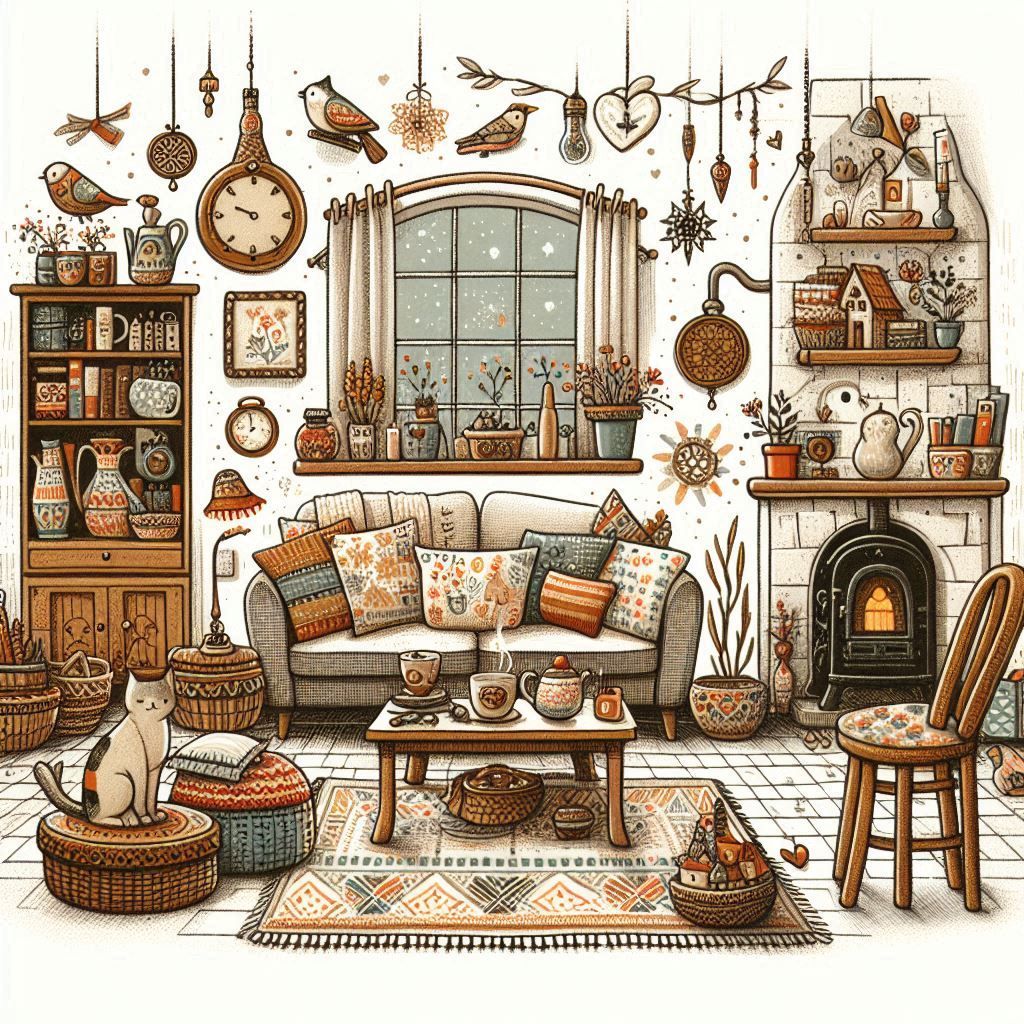 cozy home by Mary Engelbreit, Sam Toft and Lisi Martin