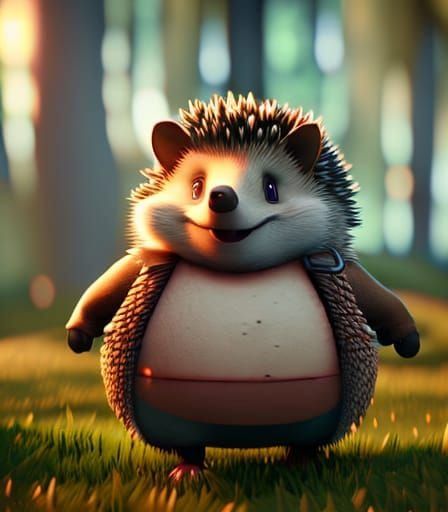 Fun little hedgehog