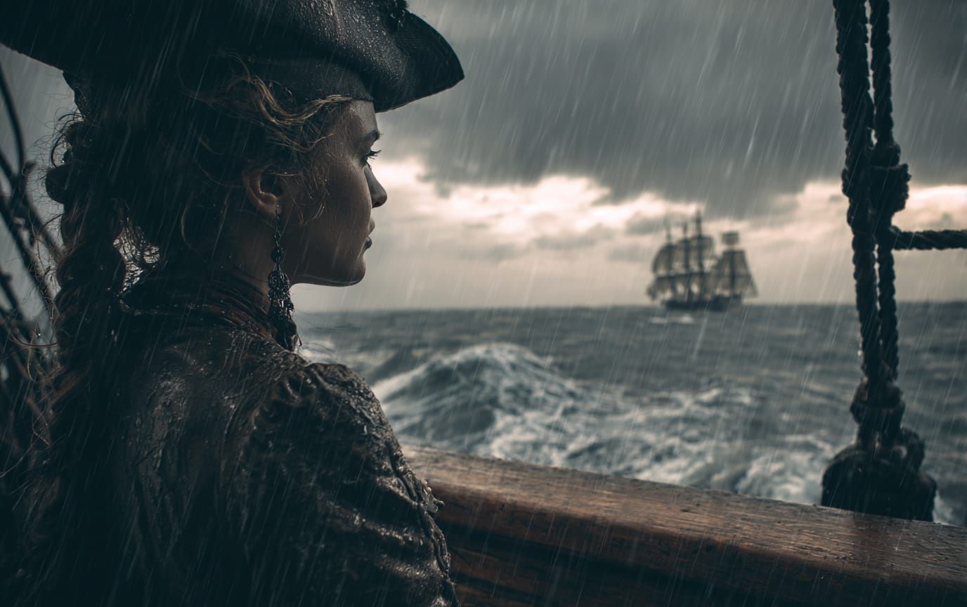 Stormy Pirate's Gaze