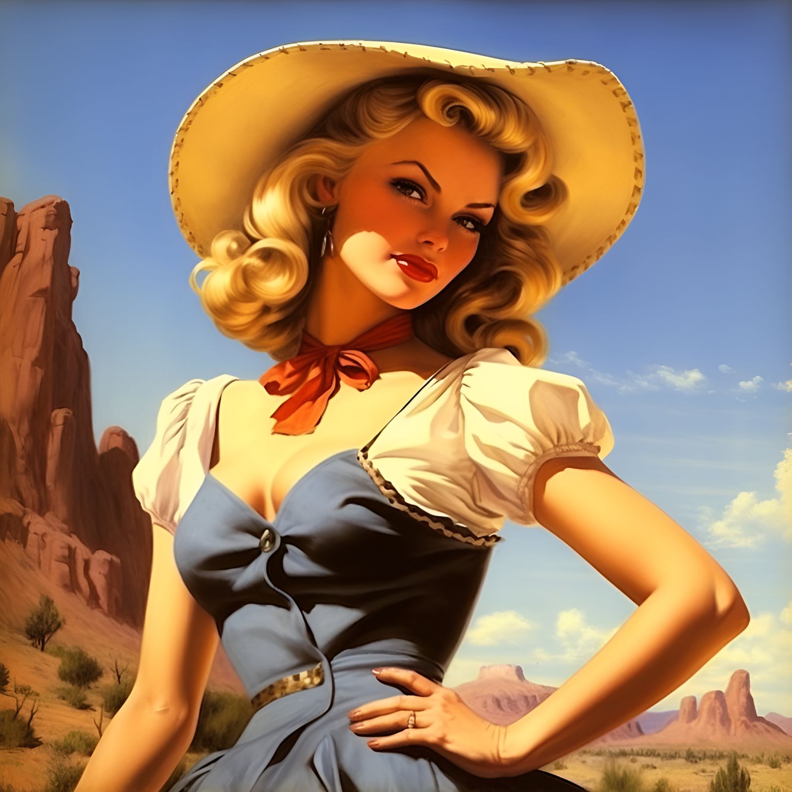 I wanna be a cowgirl.