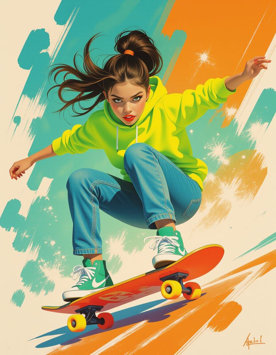 Skater girl   by @Dreamergirl 