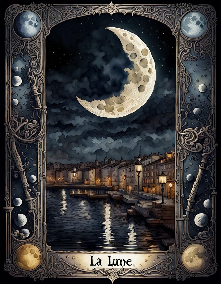 La Lune  by @ad infinitum
