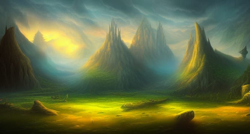 fantasy illustration landscape