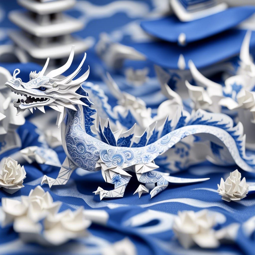 Porcelain dragon