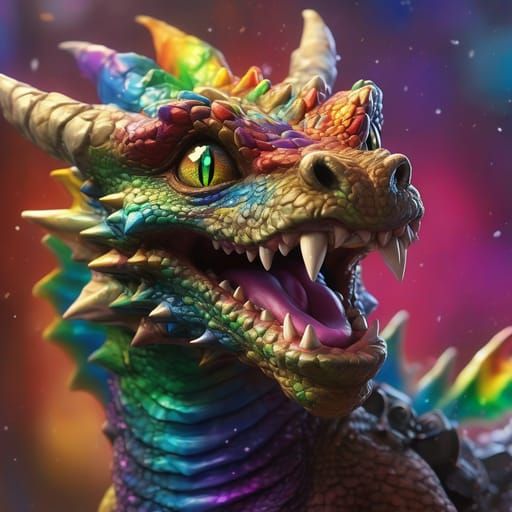 Happy Rainbow Dragon