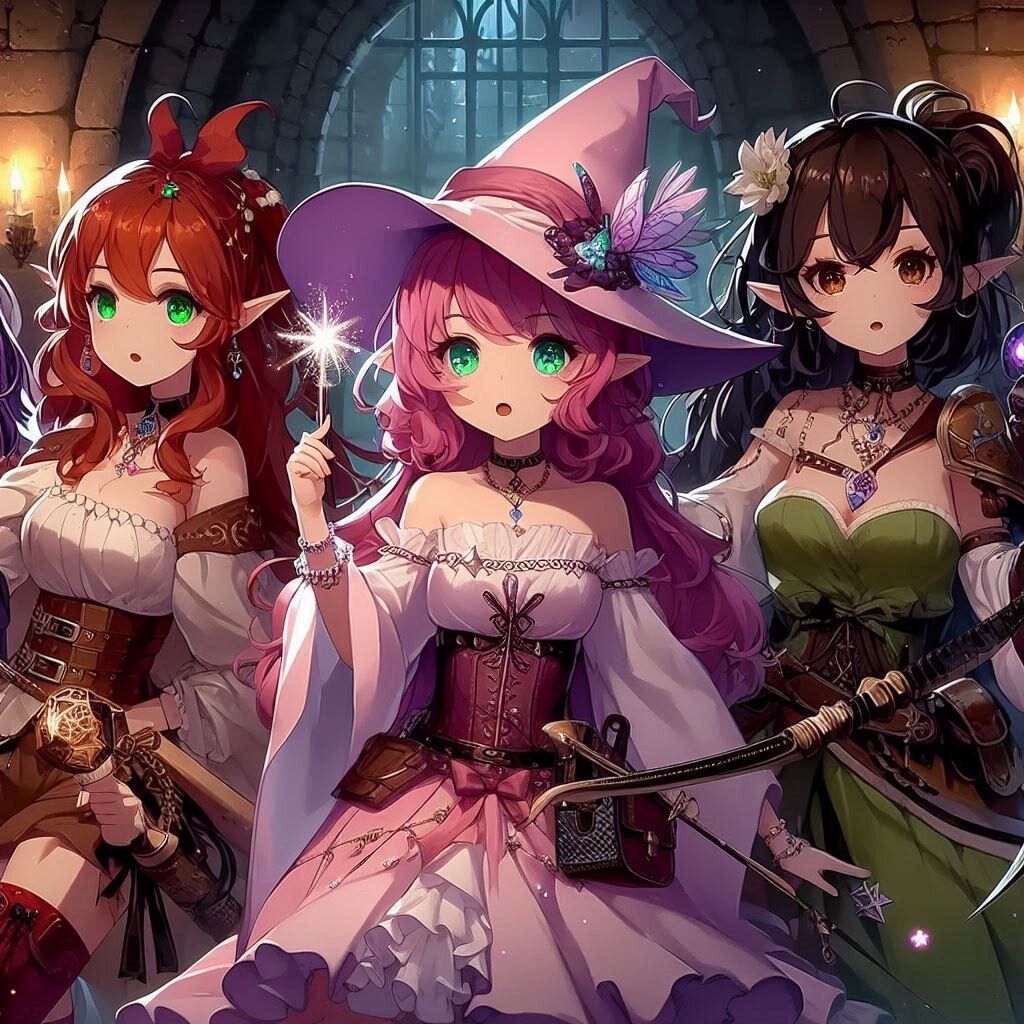 Fantasy characters group