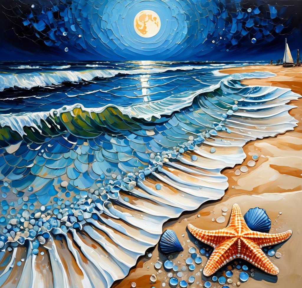 🌊 Le Rivage à l'Heure Bleue 🌊