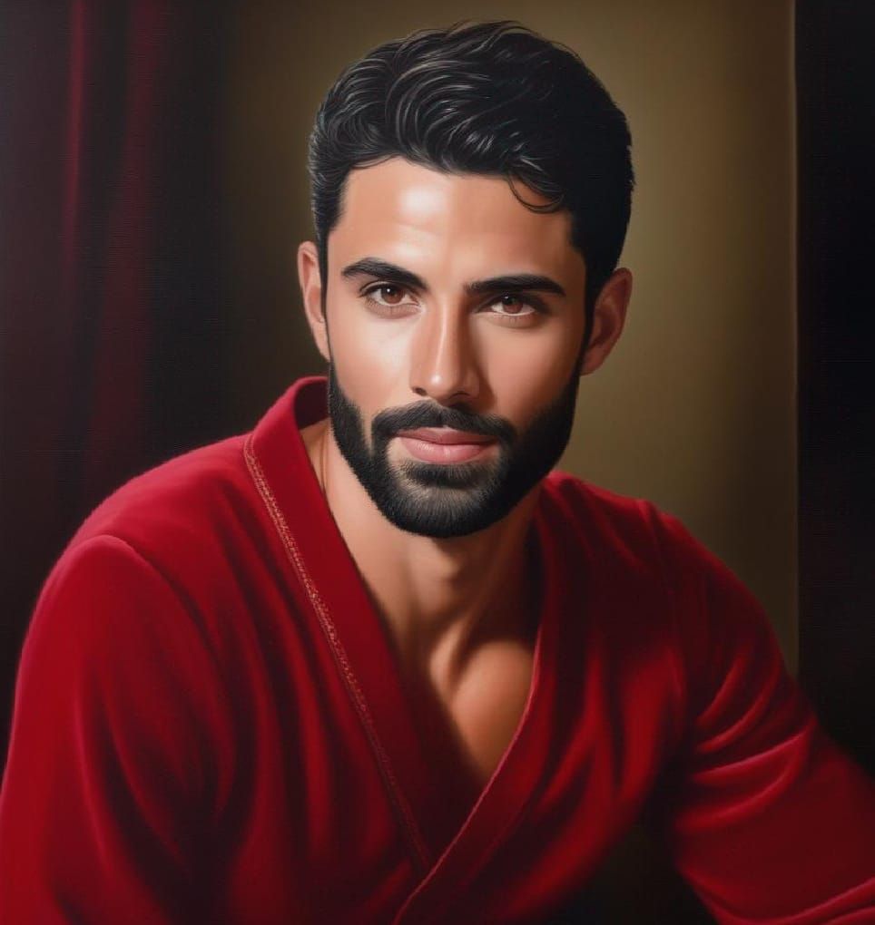 Handsome man  with beard