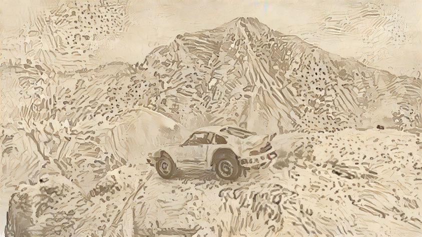 Comet Safari in snow.