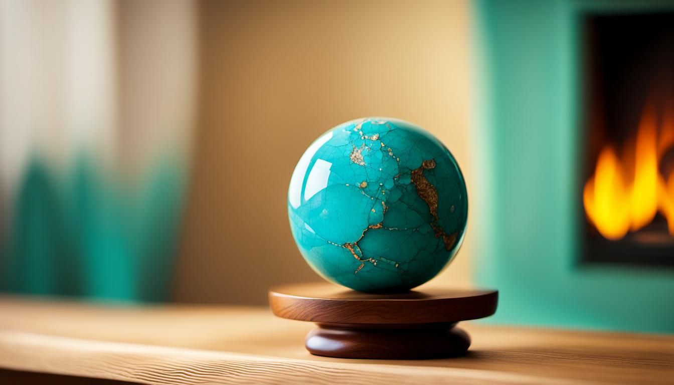 sphere of turquoise