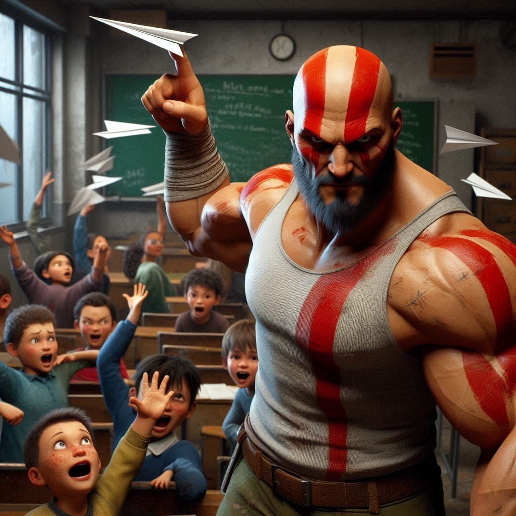 Kratos, the homeroom teacher